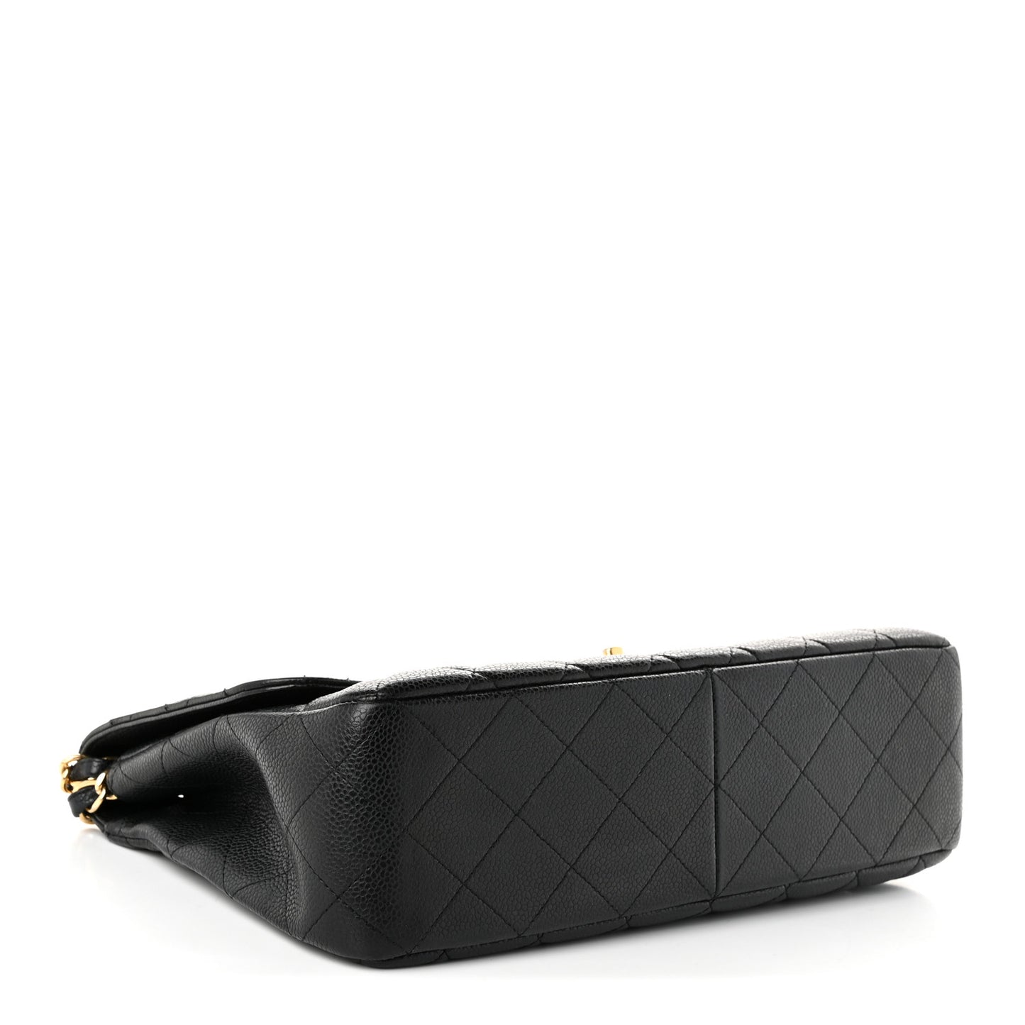 Caviar Quilted Jumbo Single Flap Black