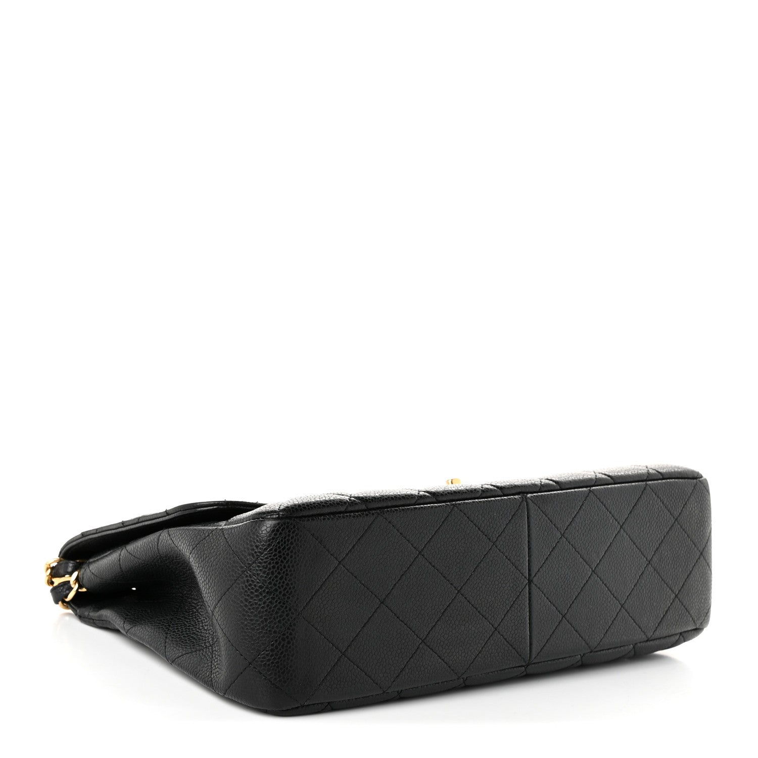 Chanel Caviar Quilted Jumbo Single Flap Black 4 of 10