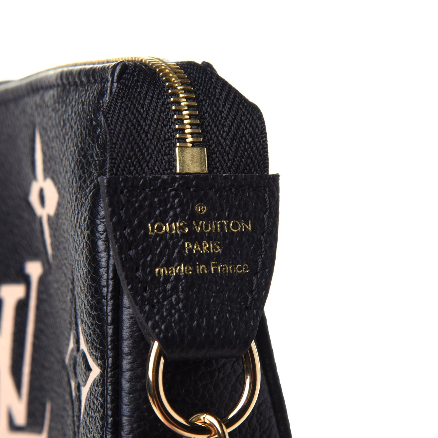Louis Vuitton Empreinte Monogram Giant Mini Pochette Accessories Black 4 of 4