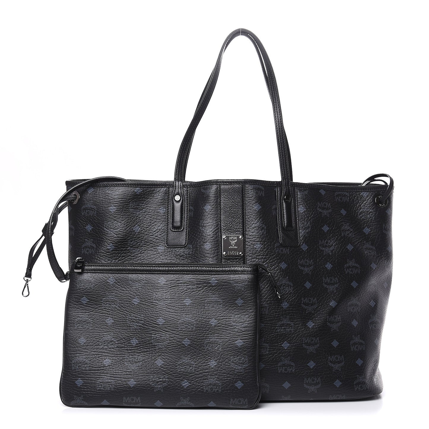 Visetos Large Liz Reversible Shopper Tote Black