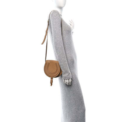 Chloe Calfskin Mini Marcie Round Crossbody Bag Nude 2 of 10