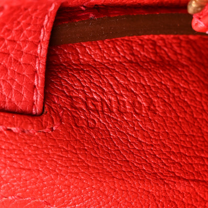 Hermes Togo Kelly Retourne 25 Rouge Casaque 7 of 10
