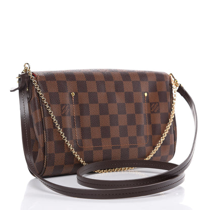 Louis Vuitton Damier Ebene Favorite MM 3 of 11