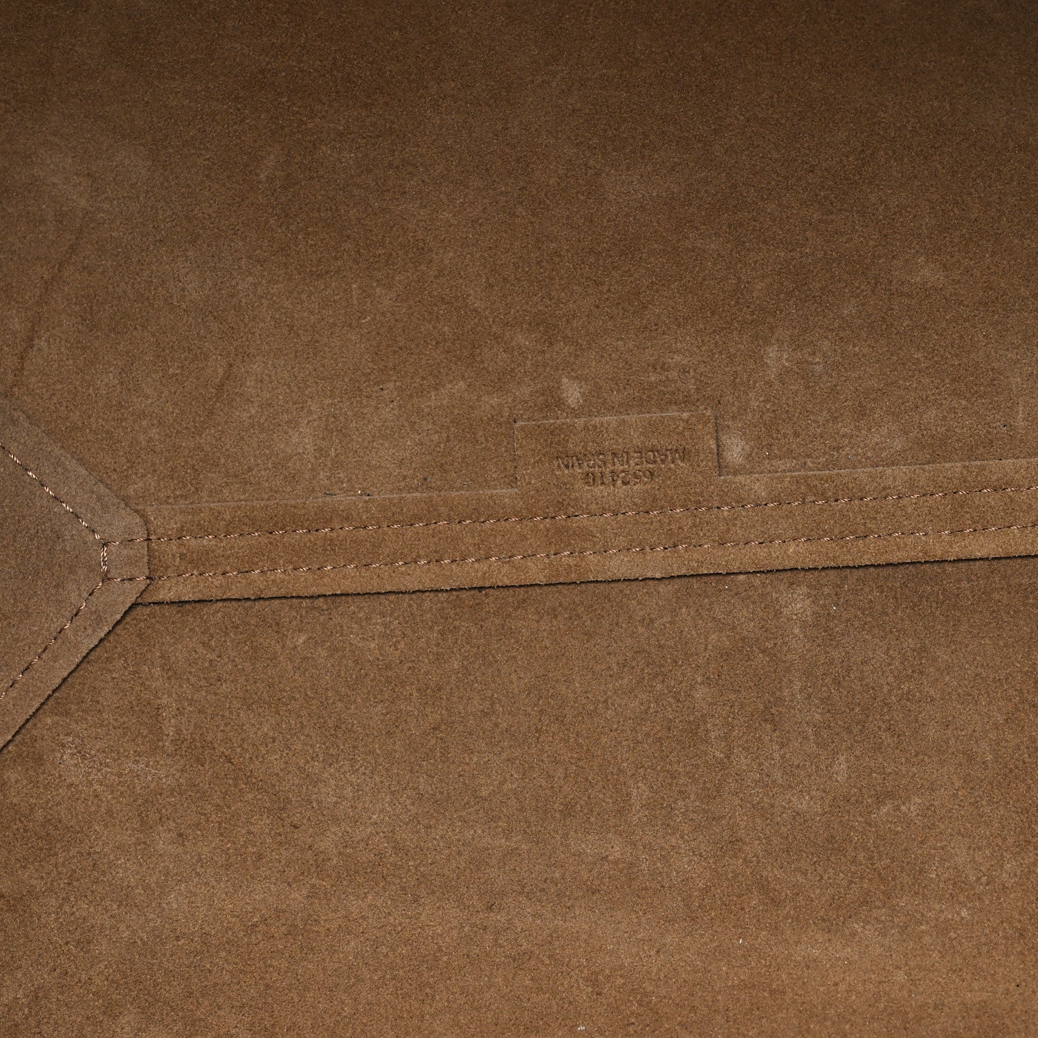 Loewe Shiny Calfskin Large Puzzle Fold Tote Warm Desert 6 of 11