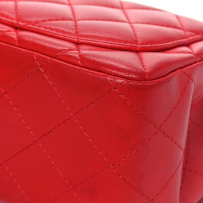 Chanel Lambskin Quilted Mini Square Flap Red 6 of 7