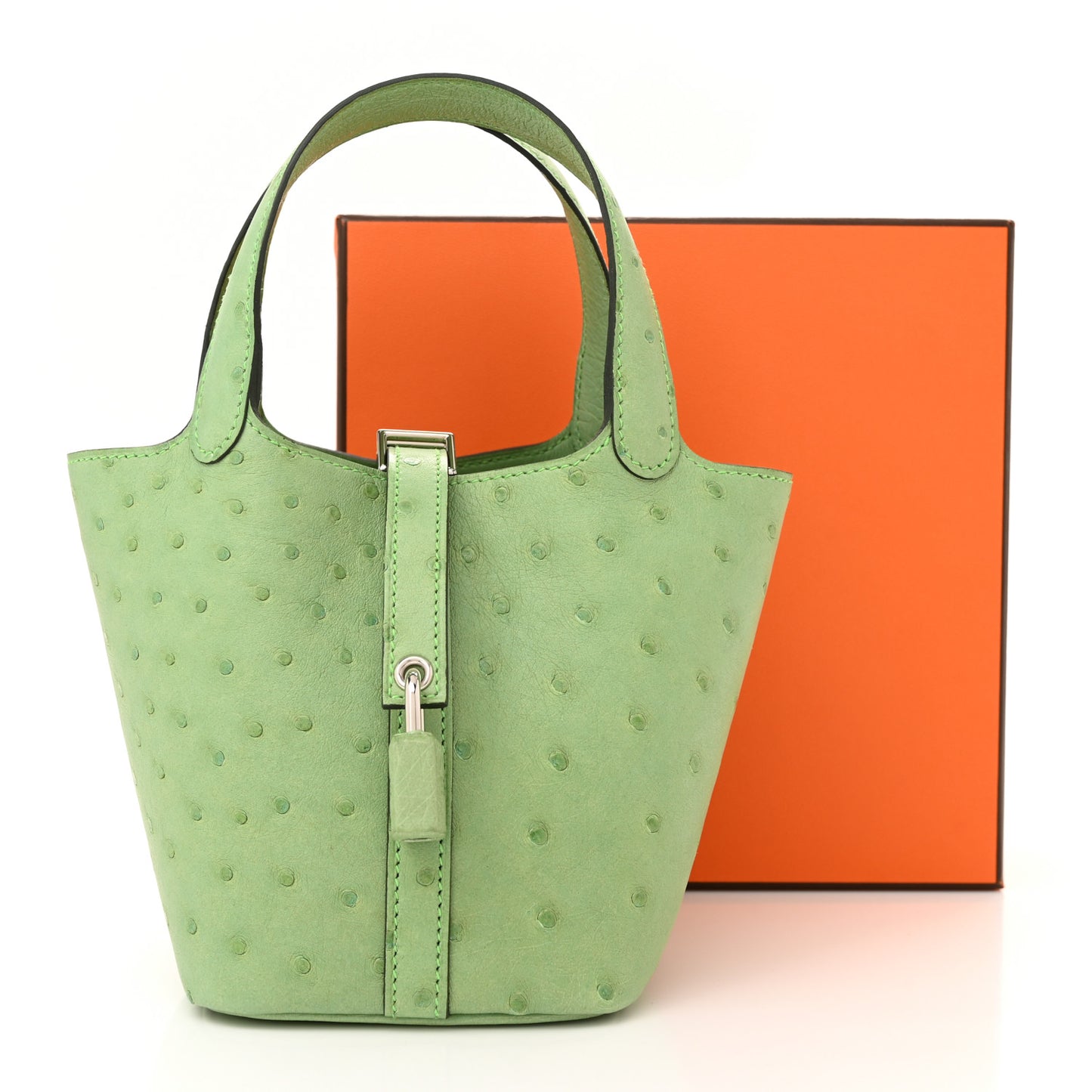 Ostrich Micro Picotin Lock Vert Criquet