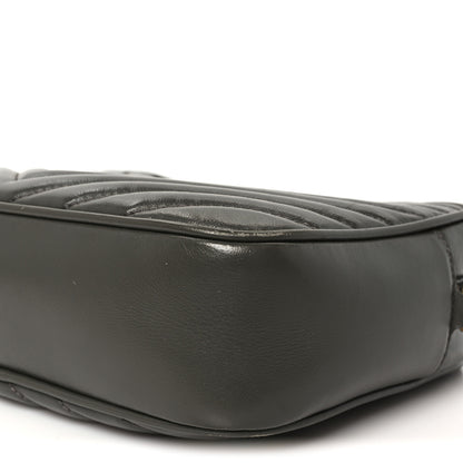 Saint Laurent Calfskin Matelasse Monogram Lou Camera Bag Pebble 10 of 10