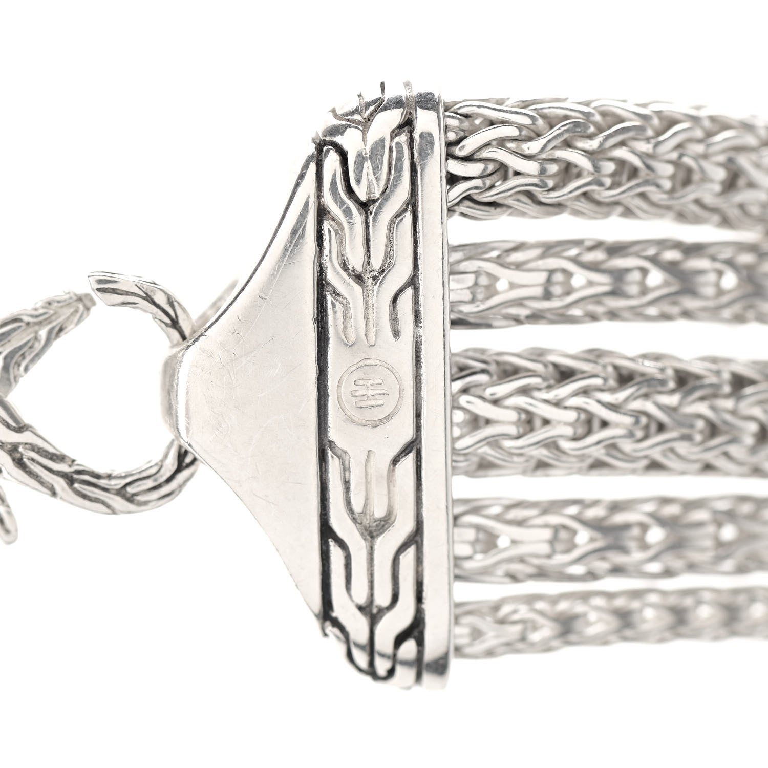 John Hardy Sterling Silver Classic Chain 5 Row Necklace 4 of 5