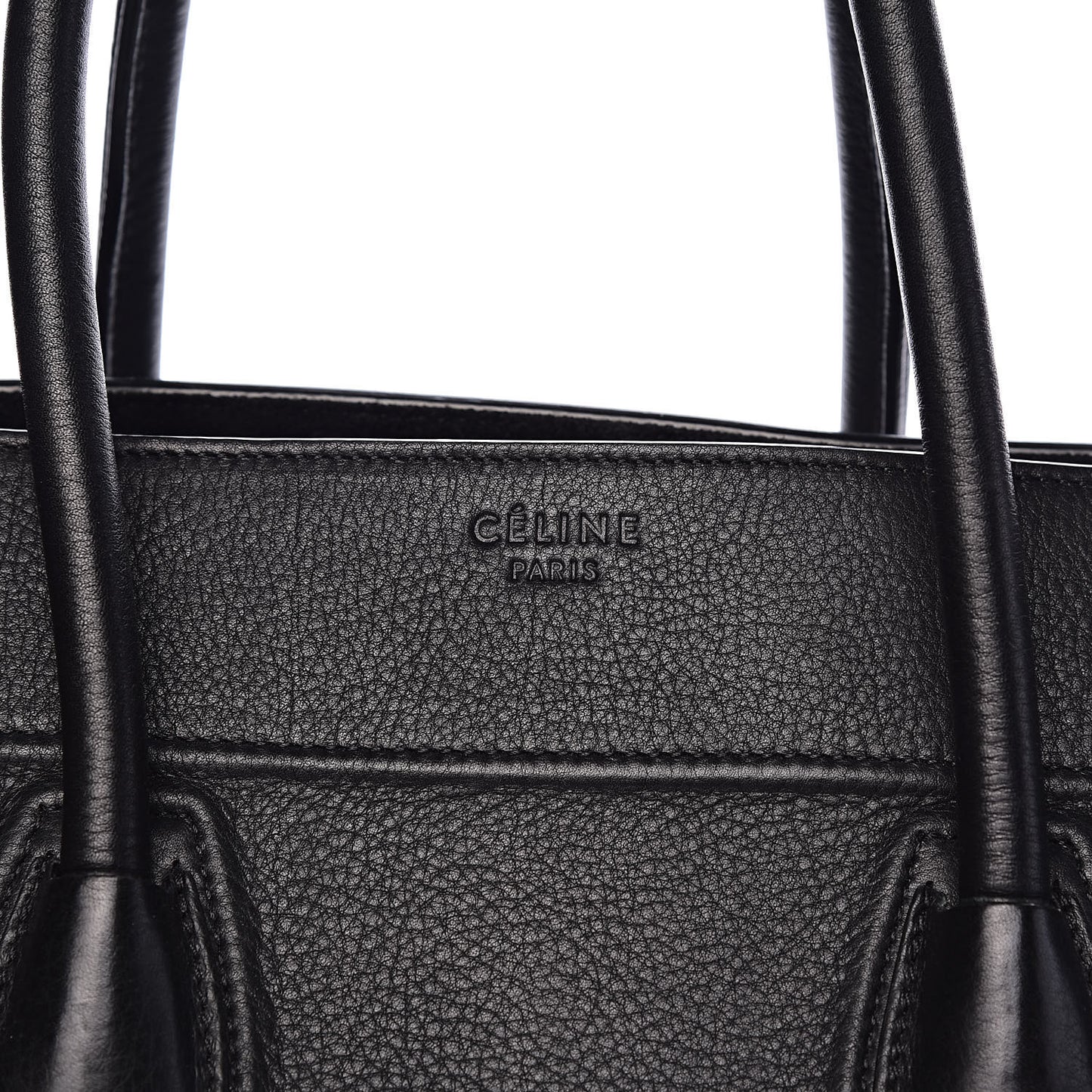 Supple Calfskin Medium Phantom Luggage Black