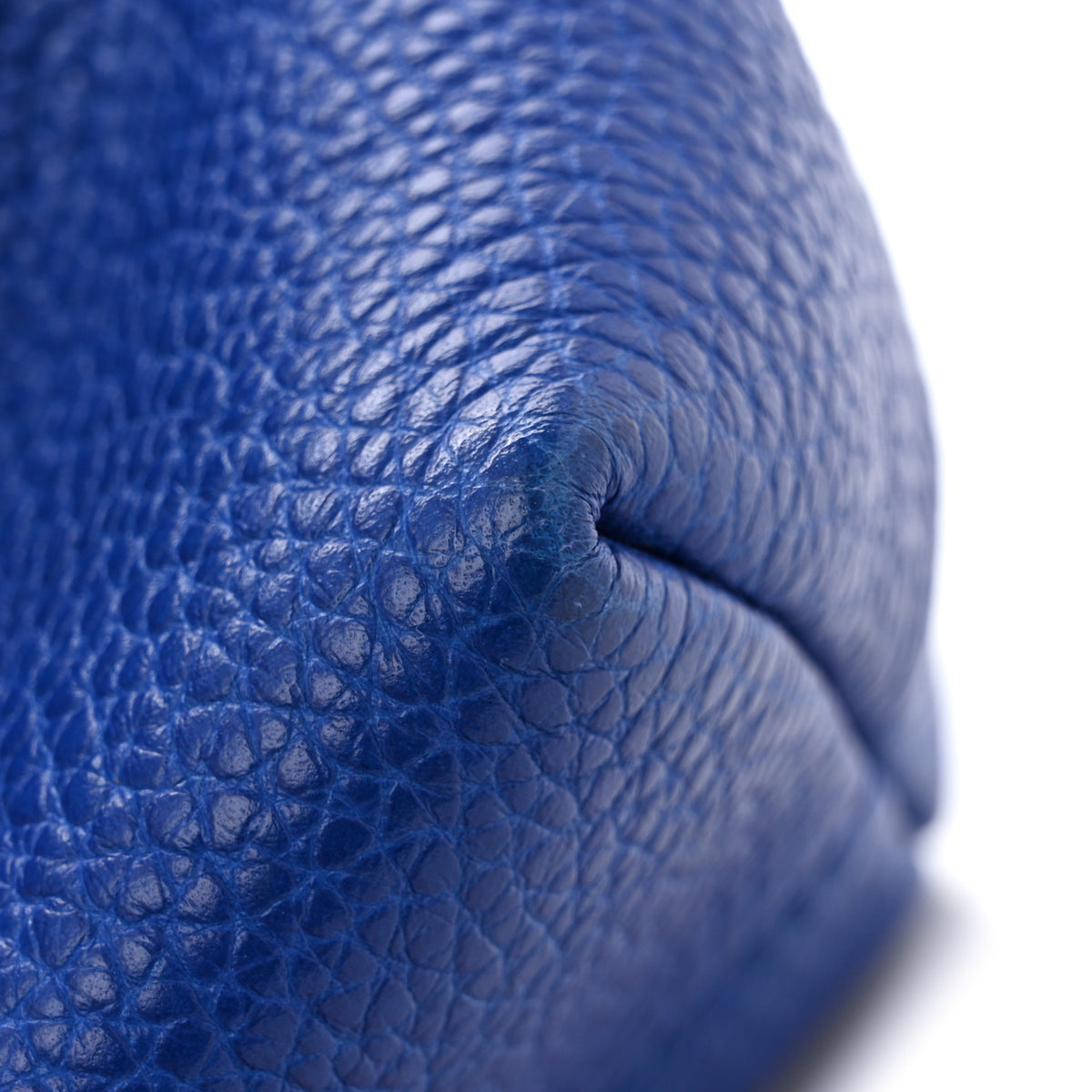 Burberry Grainy Calfskin Medium Baynard Tote Brilliant Blue 11 of 14