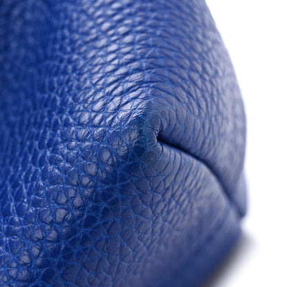Burberry Grainy Calfskin Medium Baynard Tote Brilliant Blue 11 of 14