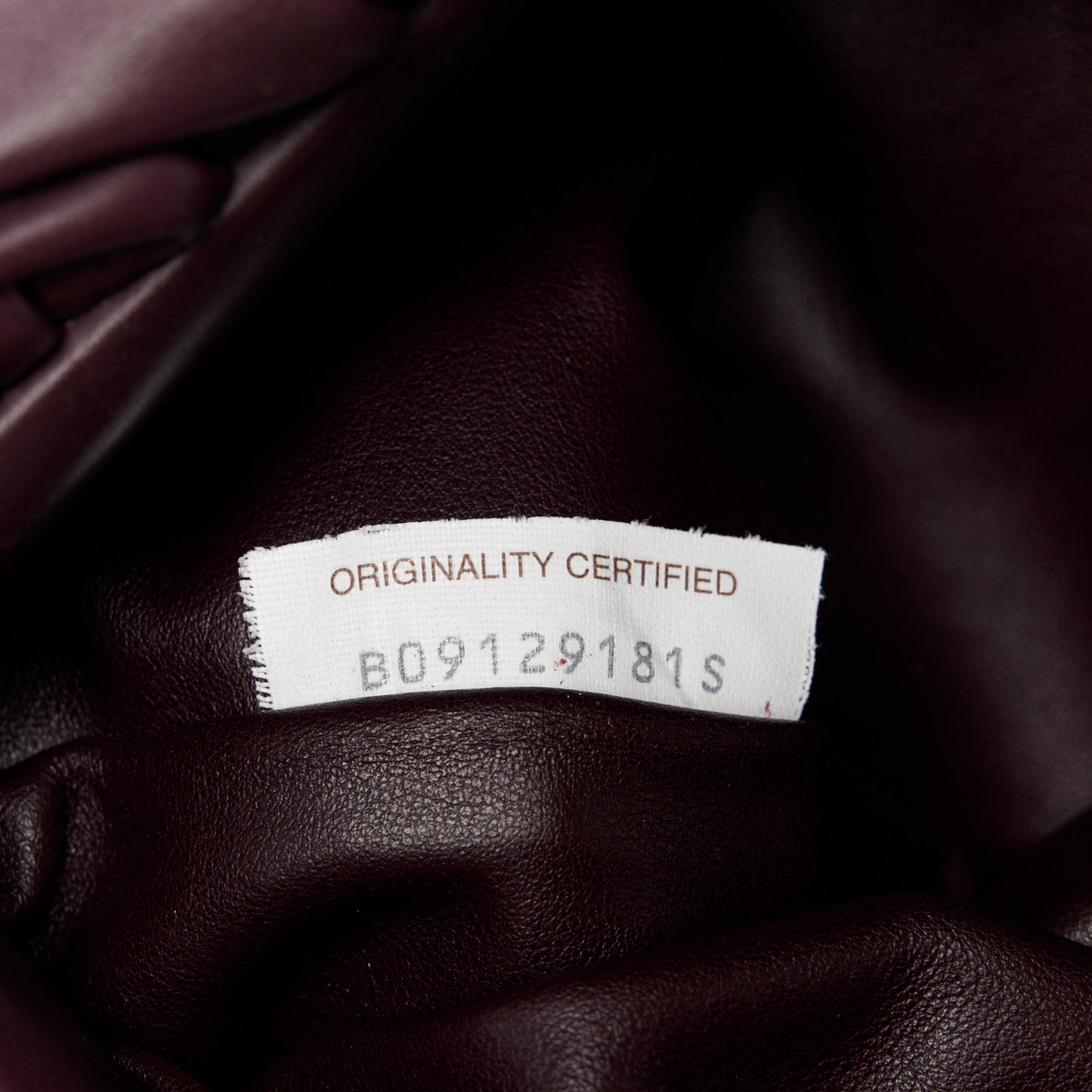Calfskin The Pouch Chain Grape