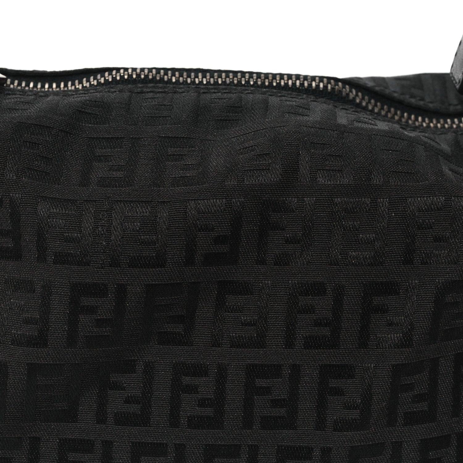 Fendi Zucchino Mini Pochette Black 7 of 10