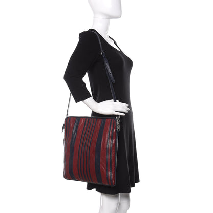 Balenciaga Agneau S Cushion Square Crossbody Dark Night Red 2 of 10