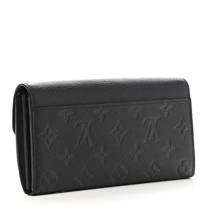 Louis Vuitton Empreinte Sarah Wallet NM Black 3 of 7