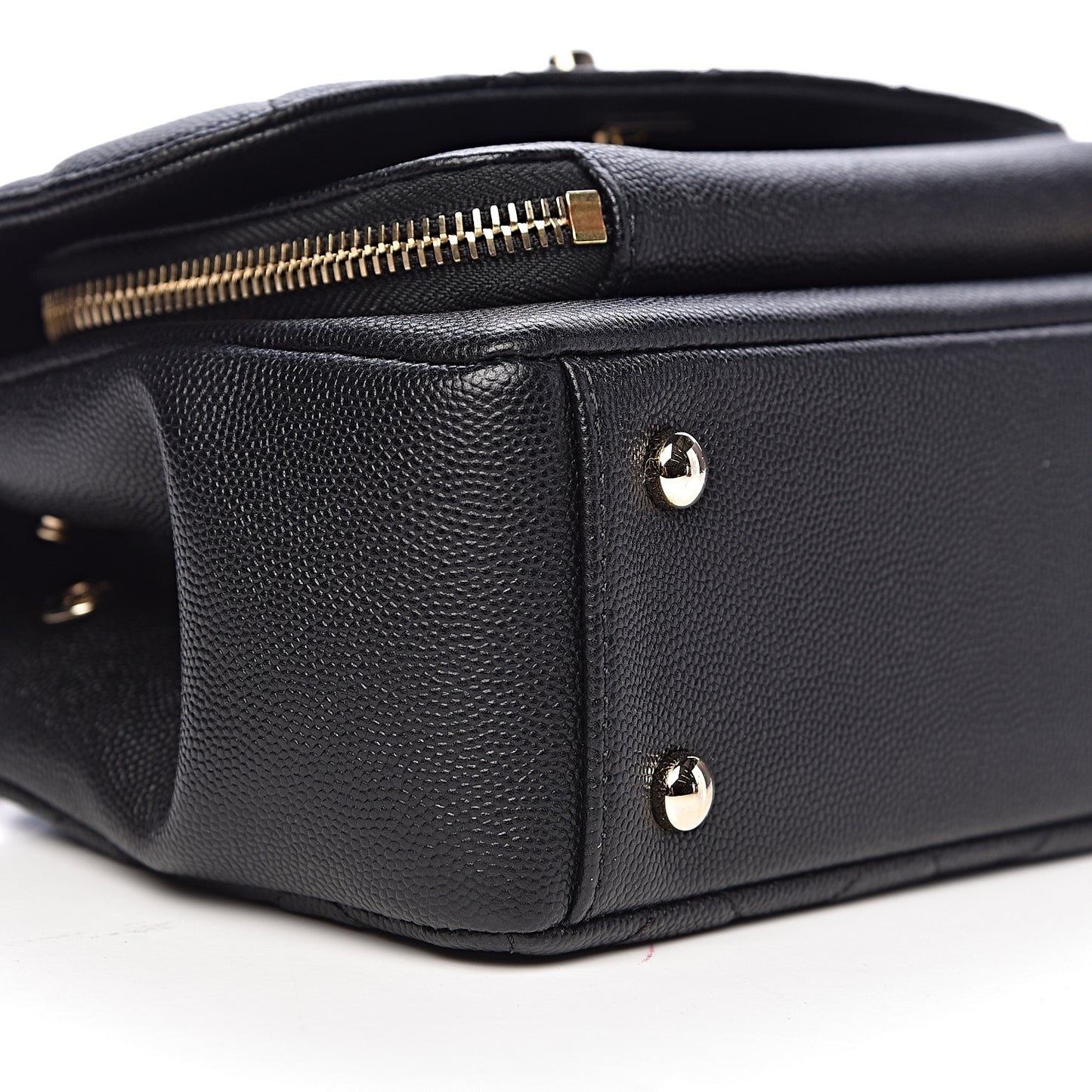 Caviar Quilted Mini Business Affinity Flap Black