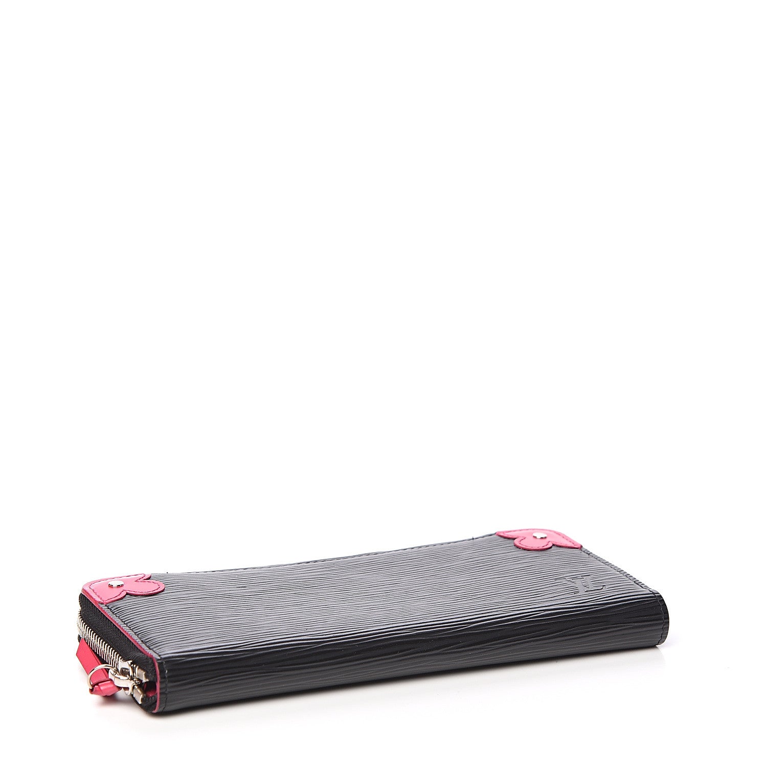 Louis Vuitton Epi Blooming Corners Clemence Wallet Black 3 of 7