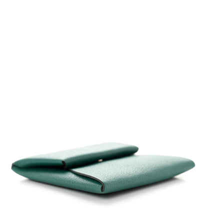 Hermes Evercolor Verso Bastia Coin Purse Malachite Bleu Atoll 4 of 7