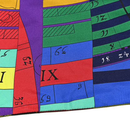 Hermes Silk Astrologie Nouvelle Maxi Twilly Violet Vert Jaune 6 of 7