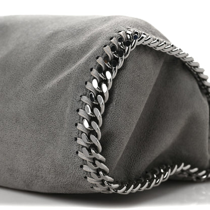 Stella McCartney Shaggy Deer Mini Falabella Fold Over Tote Light Grey 8 of 8