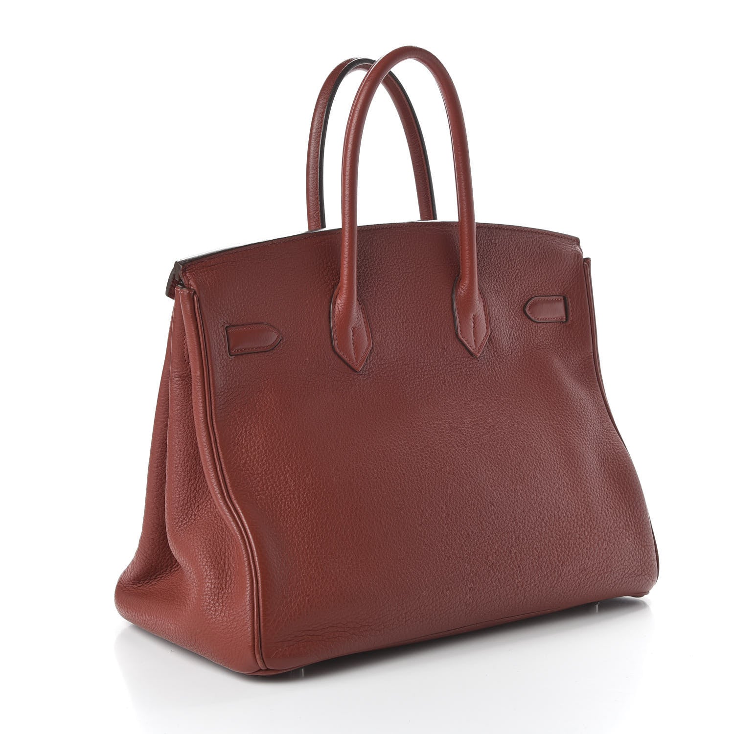 Hermes Taurillon Clemence Birkin 35 Rouge Venetian 3 of 14