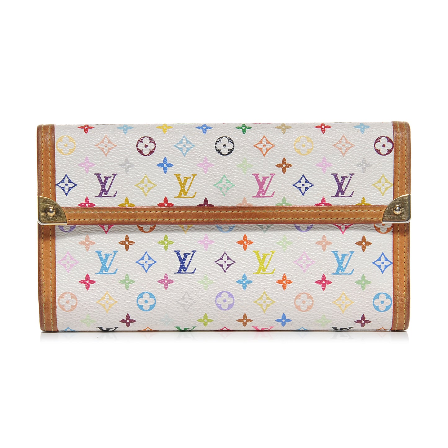 Monogram Multicolor Porte Tresor International Wallet White
