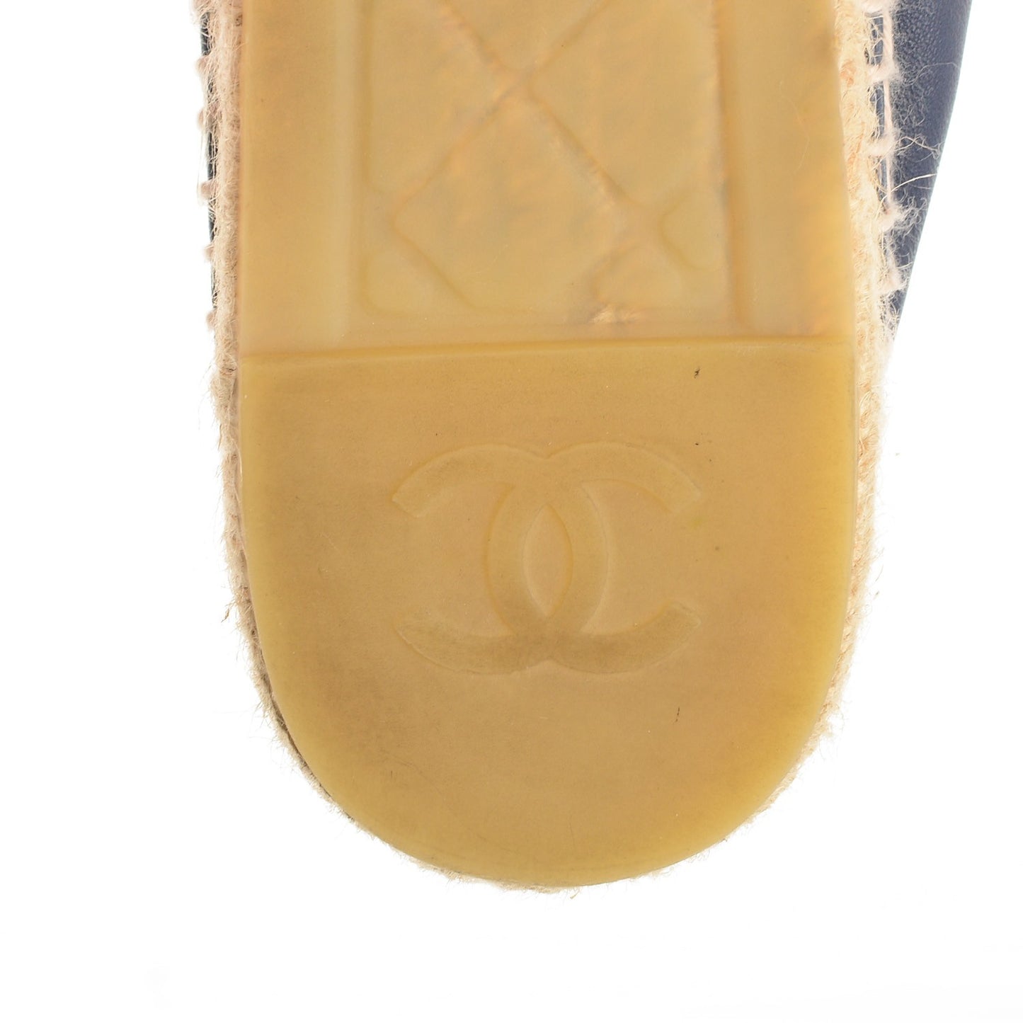 Lambskin CC Espadrilles 39 Dark Navy