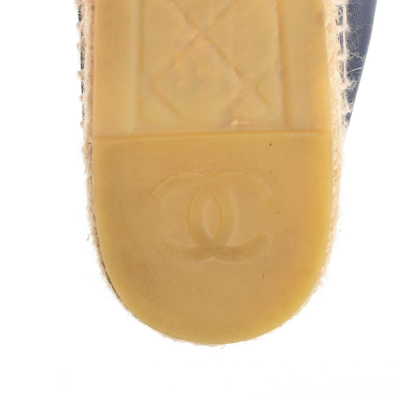 Chanel Lambskin CC Espadrilles 39 Dark Navy 8 of 10