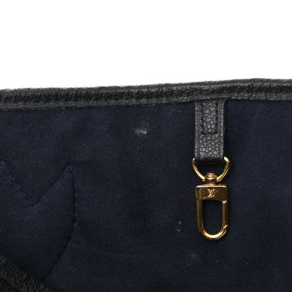 Louis Vuitton Empreinte Monogram Giant Neverfull MM Black 11 of 12