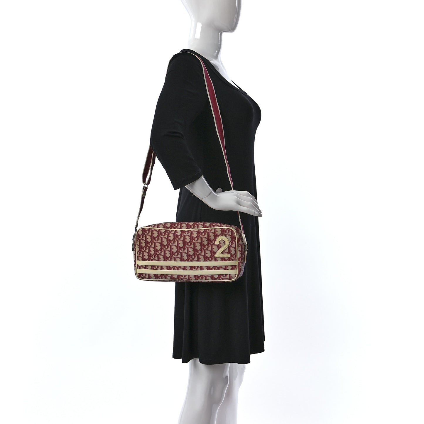 Monogram Girly Messenger Bag Red