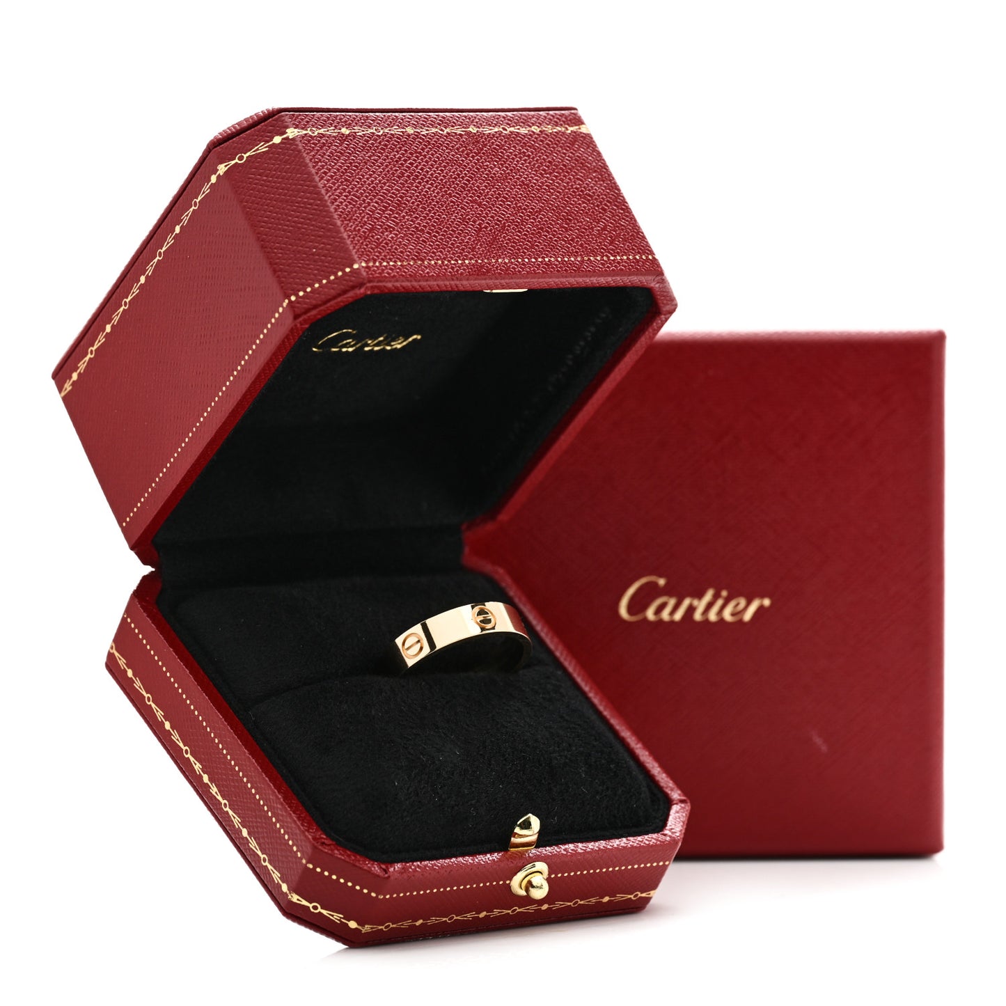 18K Yellow Gold 5.5mm LOVE Ring 67 11.75