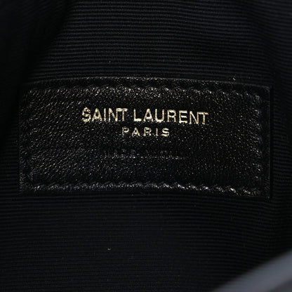 Saint Laurent Grain De Poudre Uptown Pouch Black 6 of 9