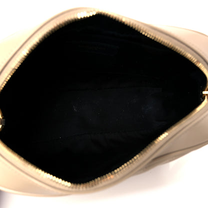 Saint Laurent Calfskin Matelasse Monogram Lou Camera Bag Dark Beige 5 of 10