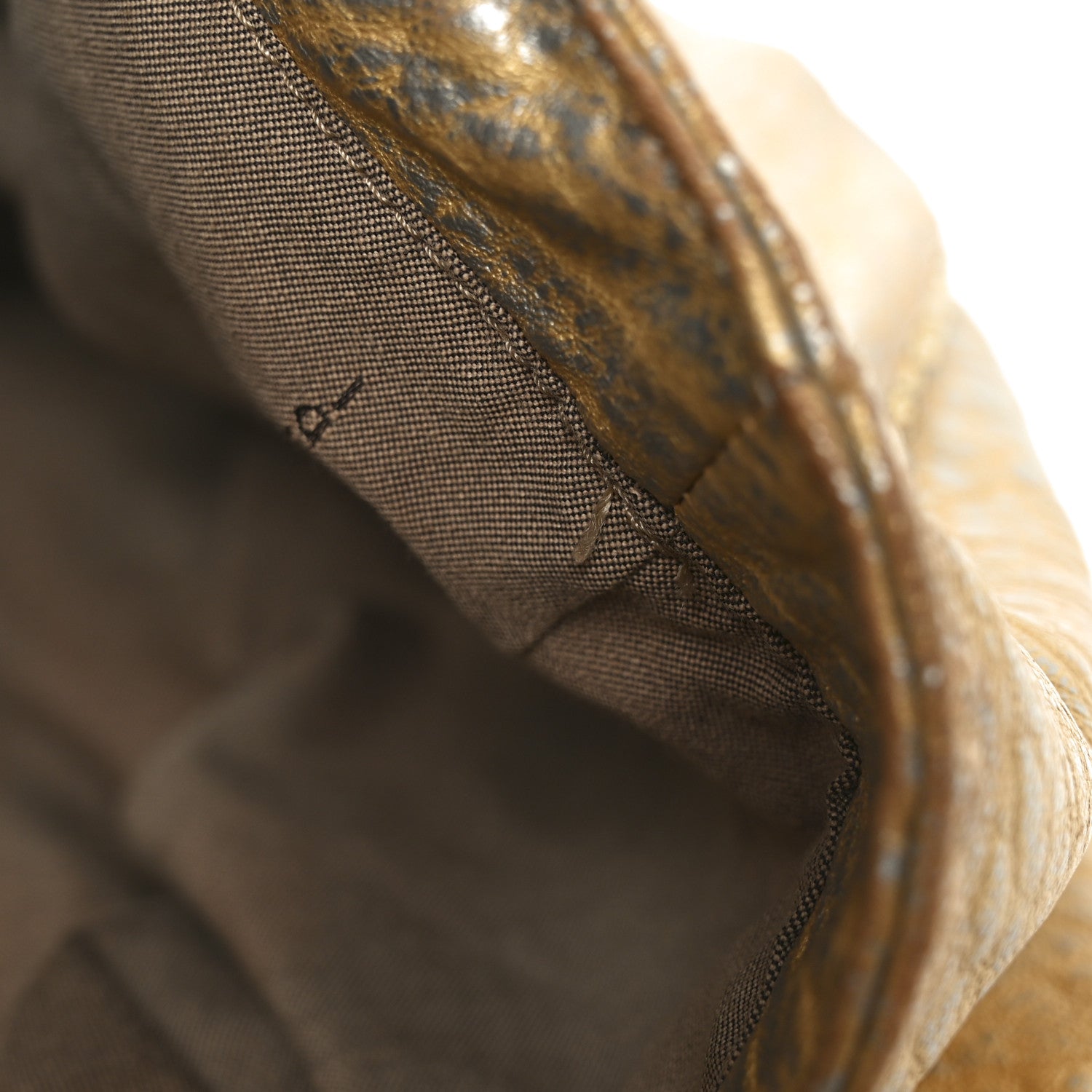 Fendi Nappa Nuvolata Bimetal Spy Oro Argento 22 of 22