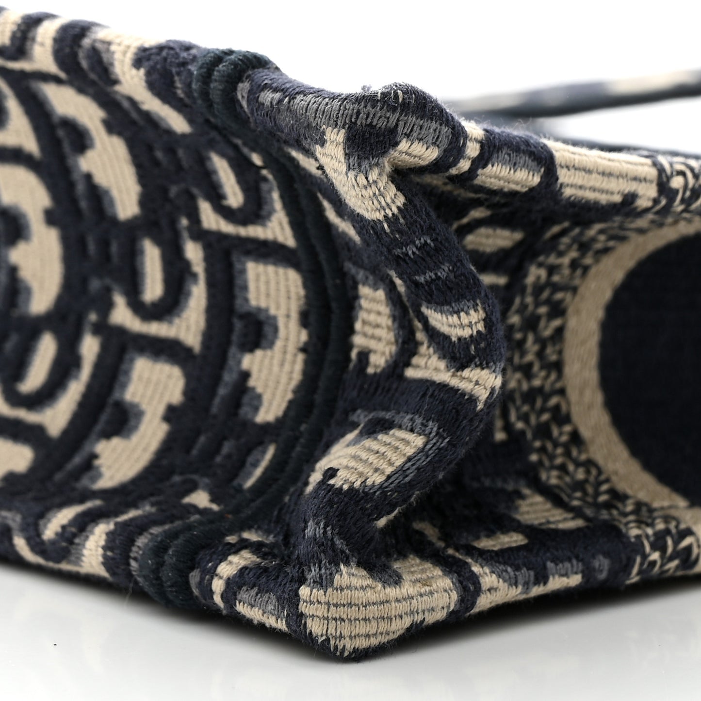 Oblique Mini Book Tote Blue Multicolor