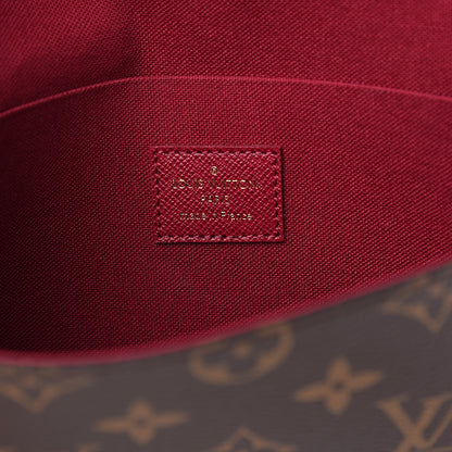 Louis Vuitton Monogram Pochette Felicie Chain Wallet Fuchsia 5 of 10