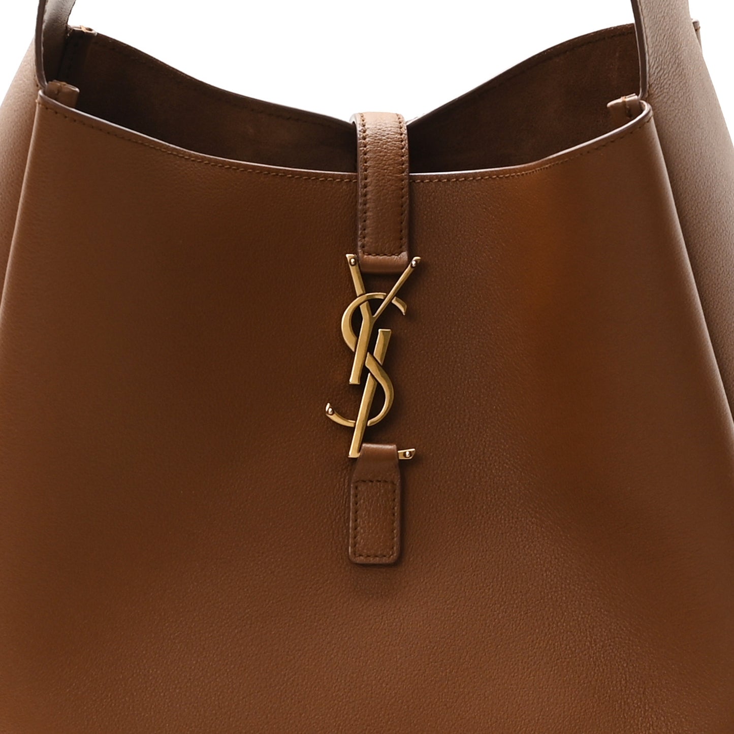 Grained Calfskin Large Le 5 A 7 Soft Hobo Fox