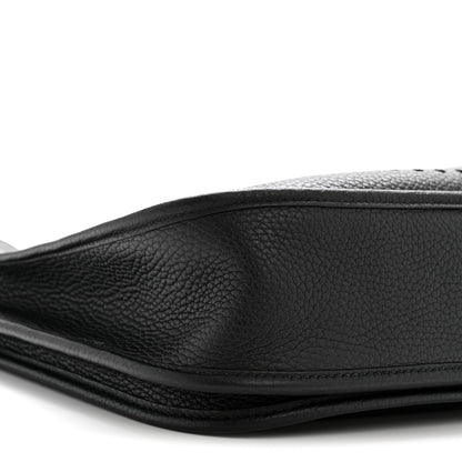 Hermes Taurillon Clemence Evelyne III PM Black 9 of 12
