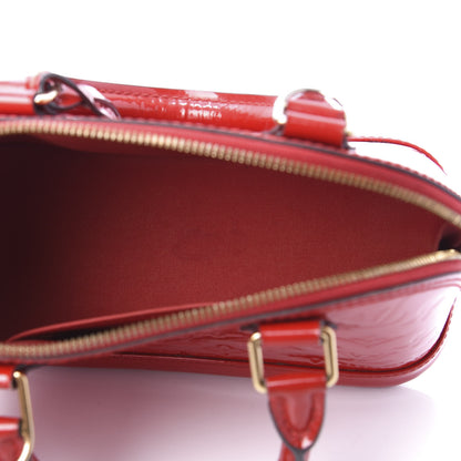 Louis Vuitton Vernis Alma BB Cherry 5 of 9