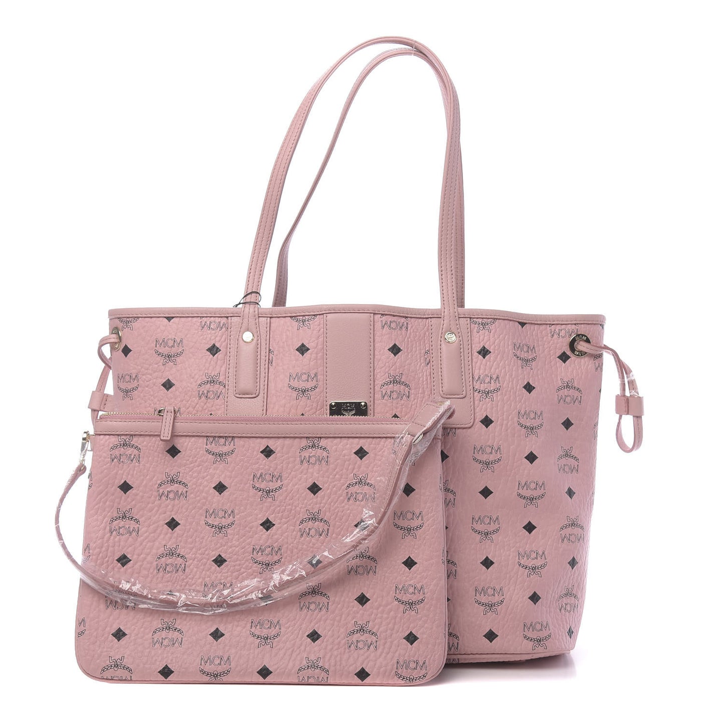 Visetos Medium Liz Reversible Shopper Tote Soft Pink