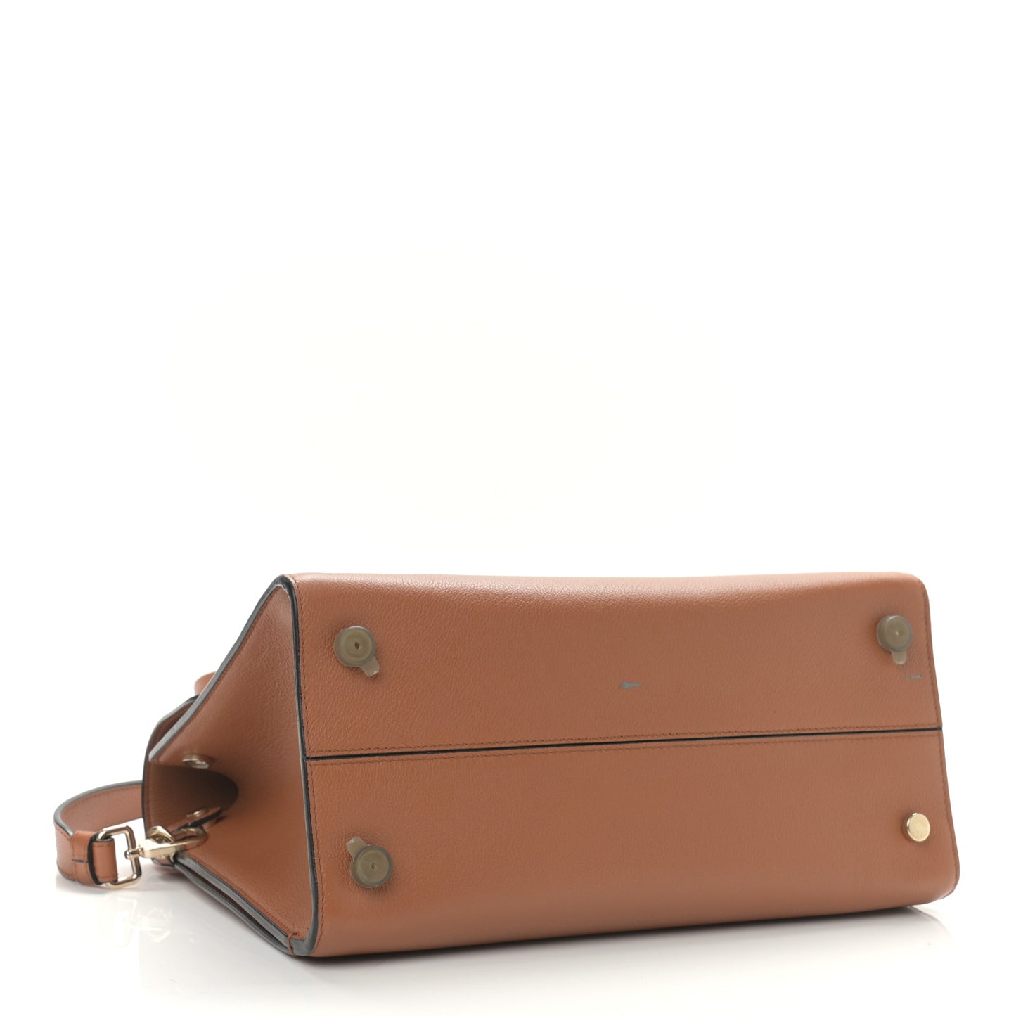 Smooth Calfskin Medium Diorever Flap Brown