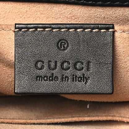 Gucci Suede Patent Web Small Ophidia Bucket Bag Black 6 of 10