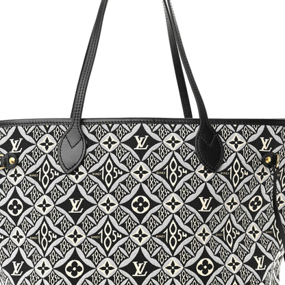 Louis Vuitton Jacquard Since 1854 Neverfull MM Grey 8 of 11