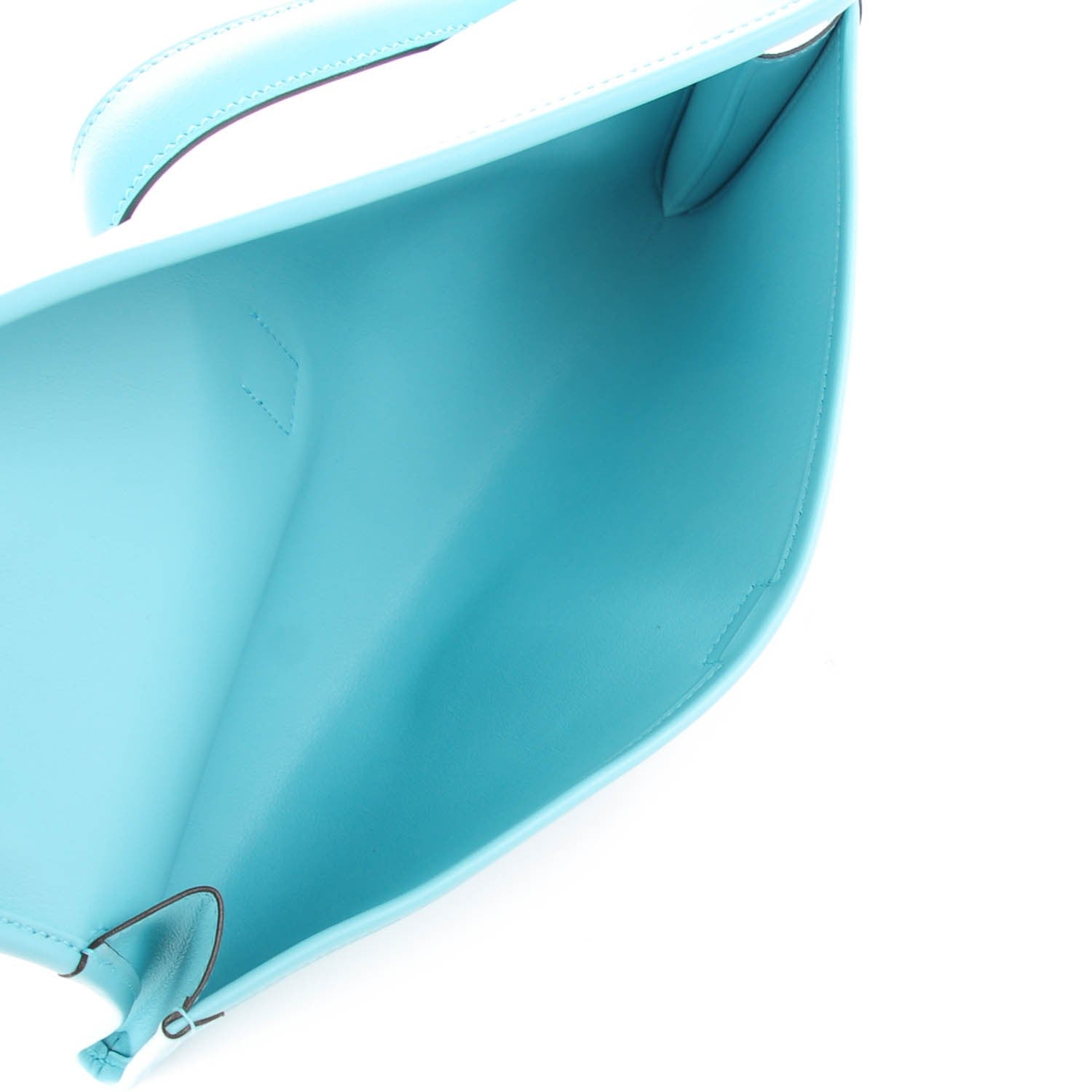 Hermes Veau Swift Jige Elan 29 Clutch Bleu Atoll 5 of 9