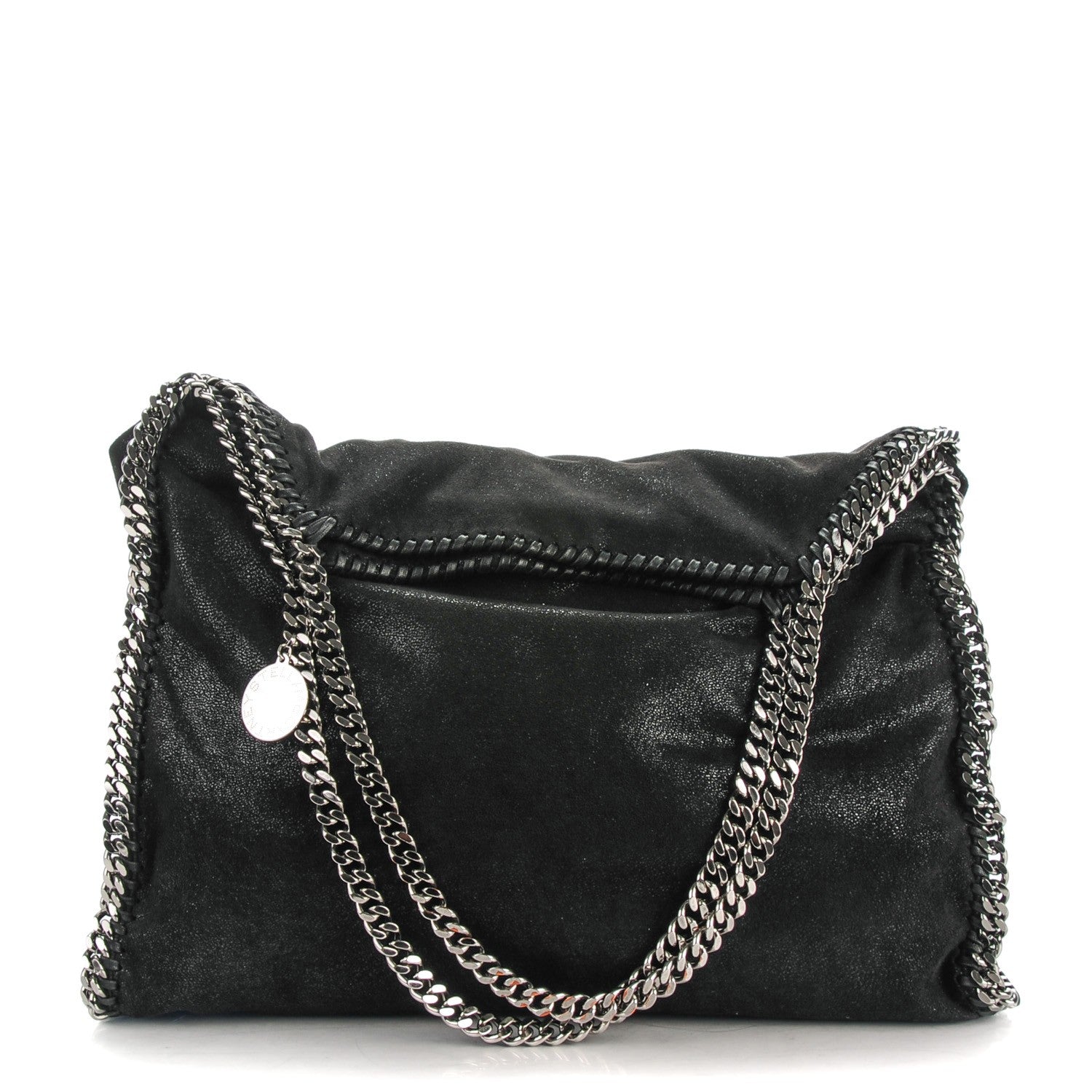 Stella McCartney Shaggy Deer Big Falabella Tote Black 1 of 9