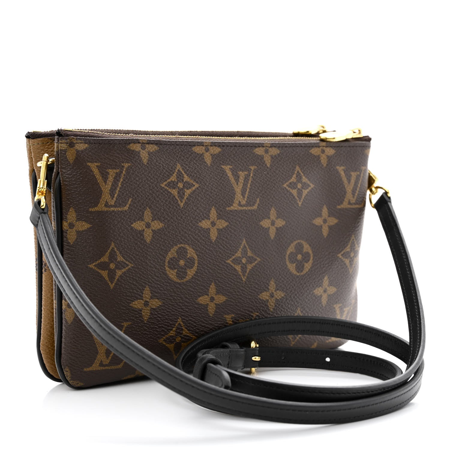 Louis Vuitton Reverse Monogram Giant Double Zip Pochette 3 of 10