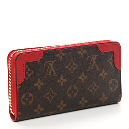 Louis Vuitton Monogram Retiro Zippy Wallet Cherry 4 of 9
