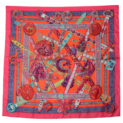 Hermes Silk Le Songe De La Licorne Scarf 90 2 of 6