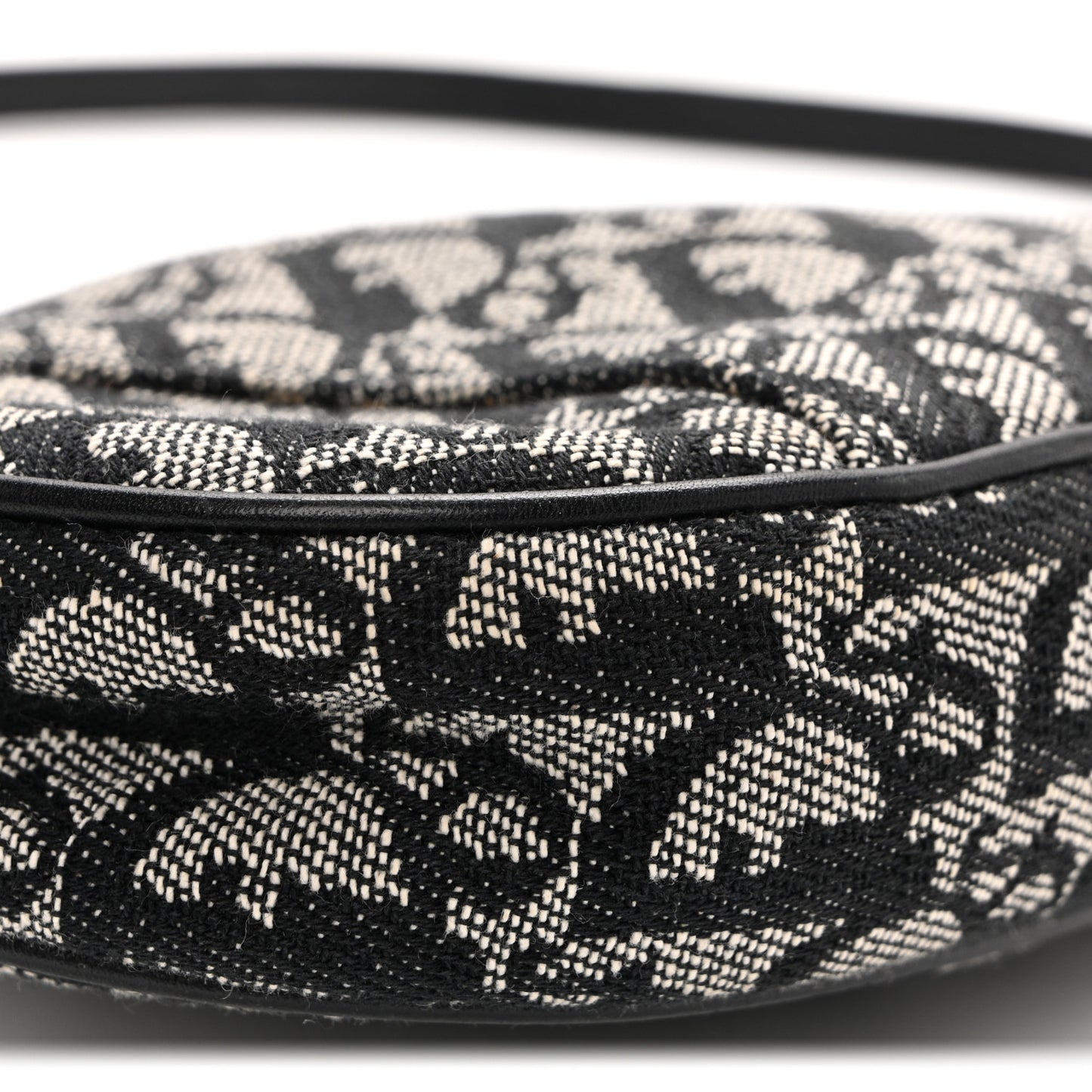 Monogram Mini Saddle Pochette Black