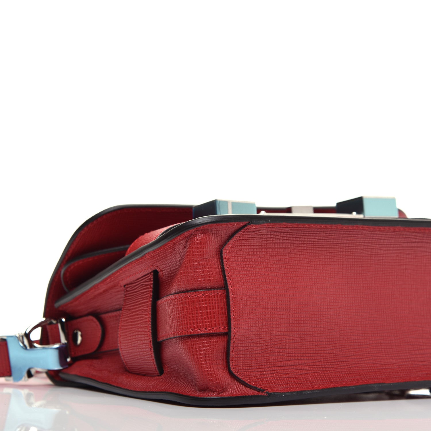 Proenza Schouler New Linosa Mini PS11 Classic Shoulder Bag Flame Red 8 of 9